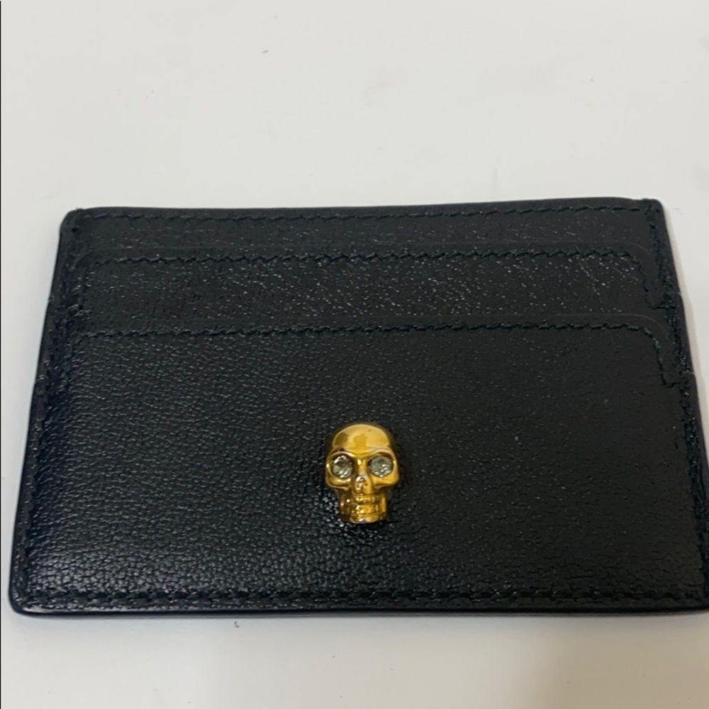 Alexander McQueen Skull embossed cardholder